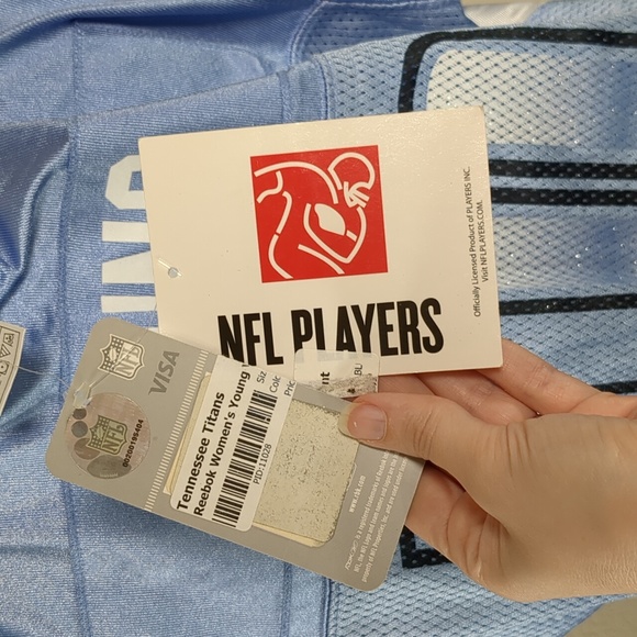 NFL Reebok Jersey Tennessee Titans Vince Young number 10 Womens Jersey - Picture 7 of 11